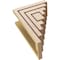 Ekena Millwork 6"W x 12"D x 18"H Classic Landon Rough Cedar Woodgrain TimberThane Corbel, Primed Tan CORUR06X12X18LANRCPR - alternate 3
